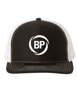 BP Stamp Logo Snapback (Black & White)